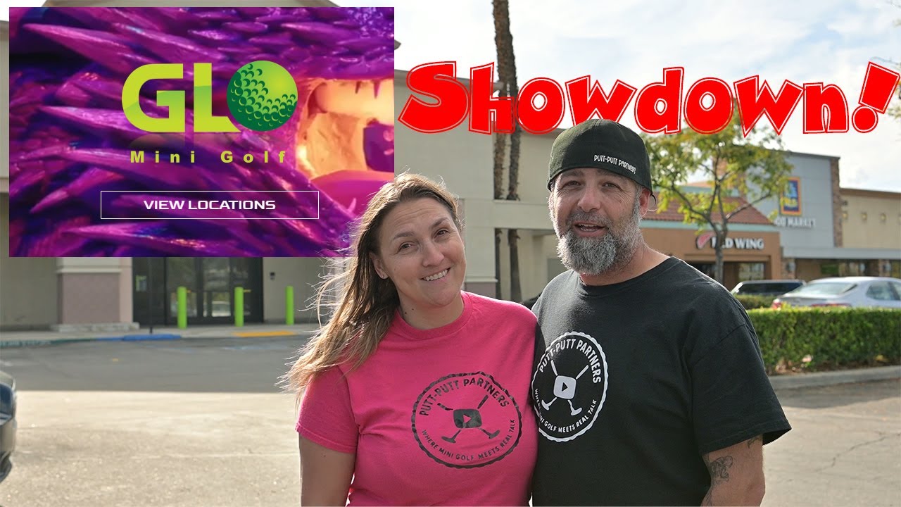 GLO Mini Golf Challenge – Who Conquers the Neon Course? 😎