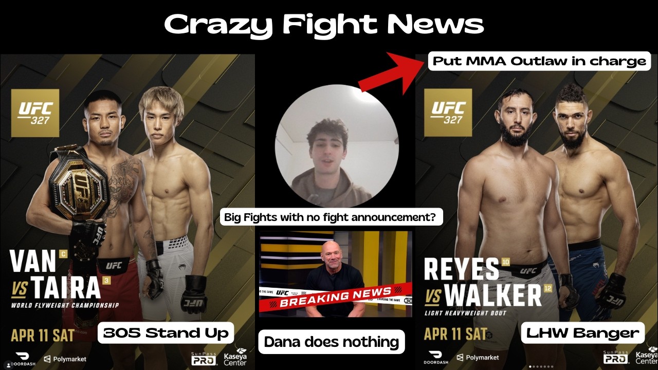 Dana White is RUINING the UFC!! UFC 327 Fight Announcements