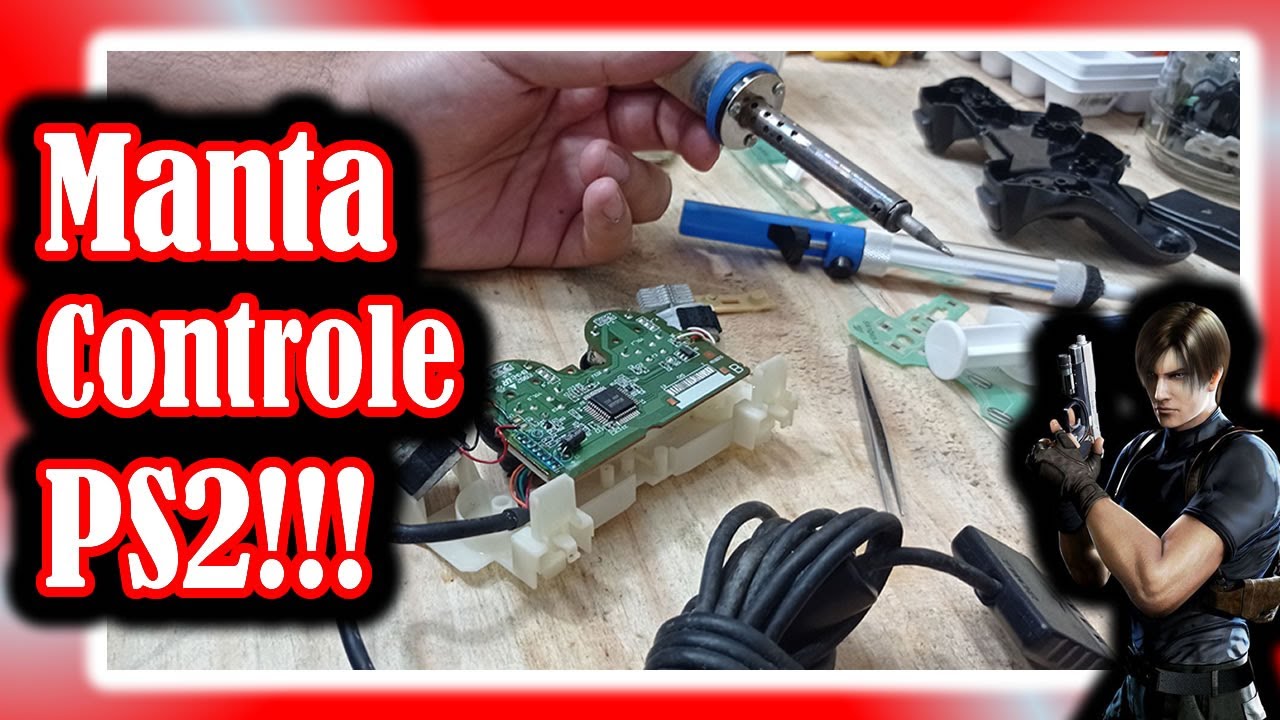 Manta/Película do controle de PS2 série H - Como trocar? - Veja o resultado.