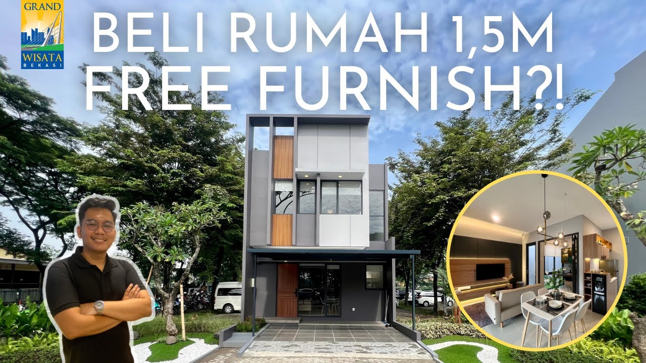 Rumah di Bekasi 1,5M sudah FREE FURNITURE⁉️ , Bedah tuntas cluster terbaru Tanamas di Grand Wisata