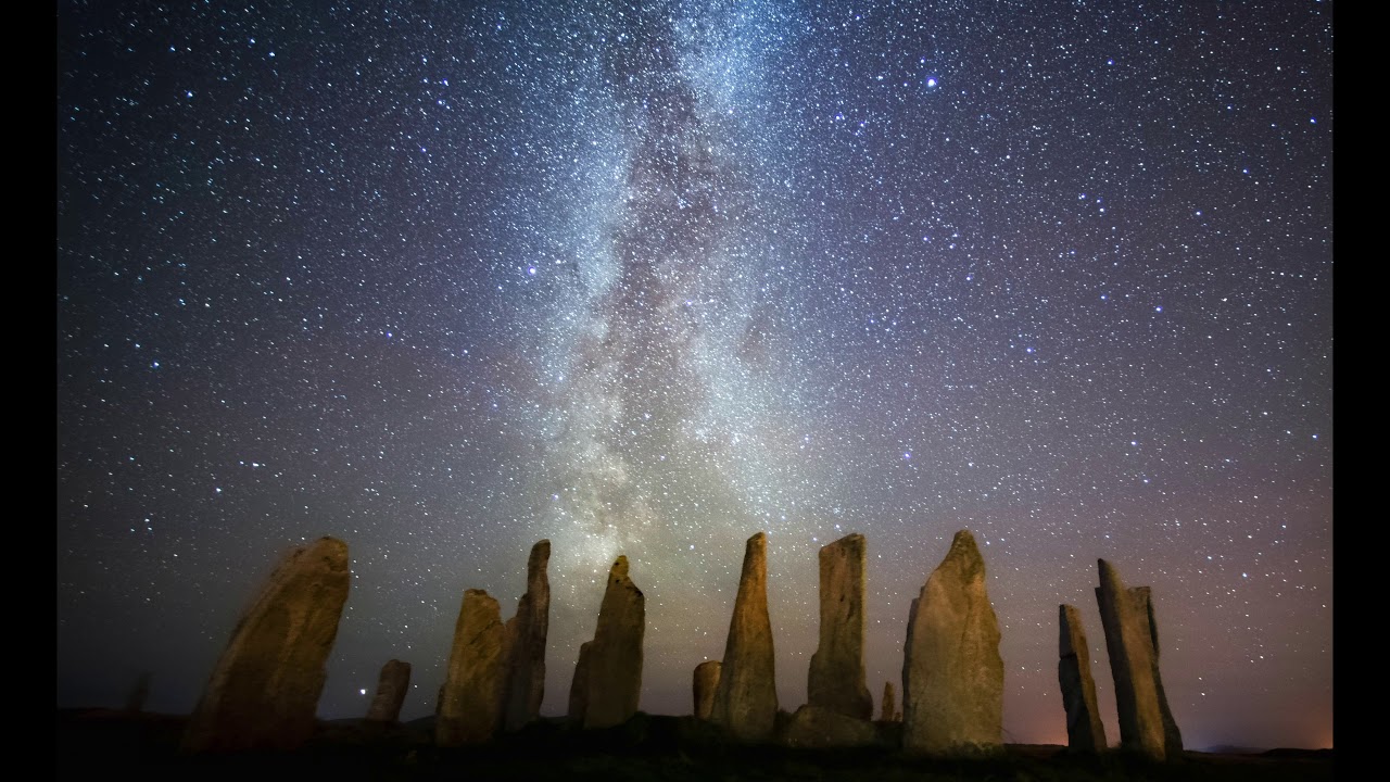 The night sky at the Callanish Standing Stones