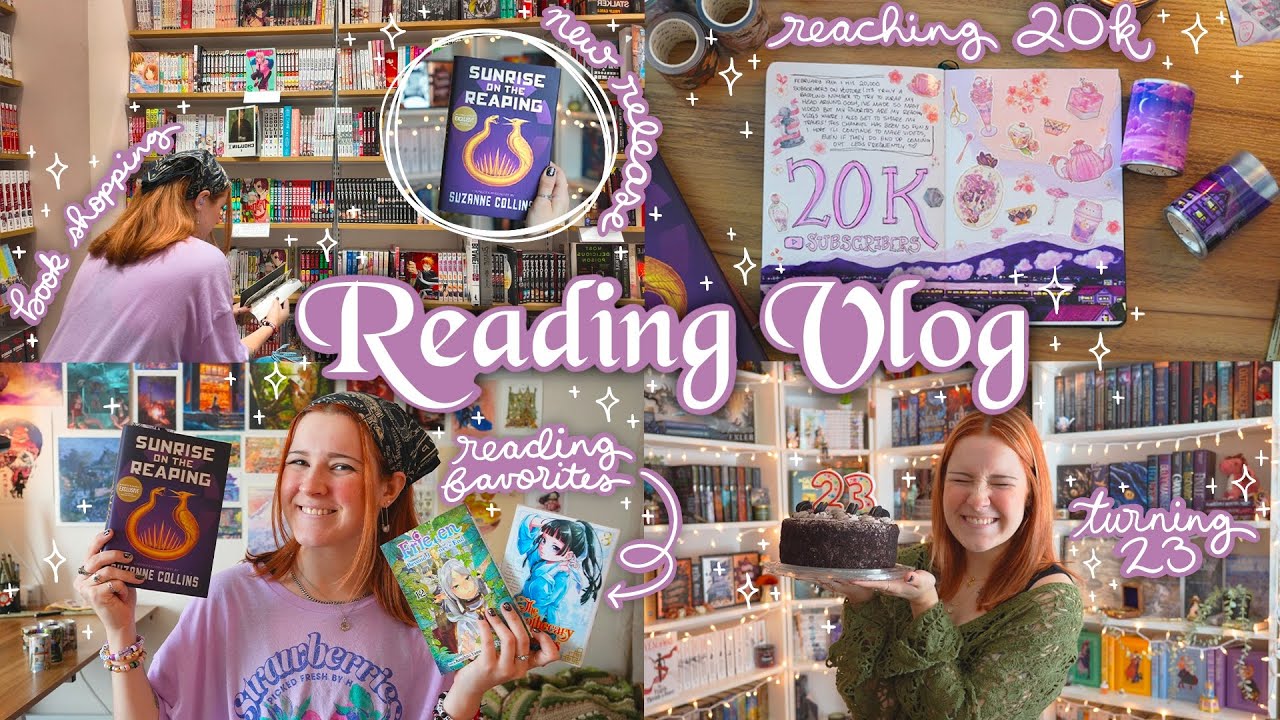 READING VLOG | turning 23, quitting booktube (kinda) & new releases! 🎂✨
