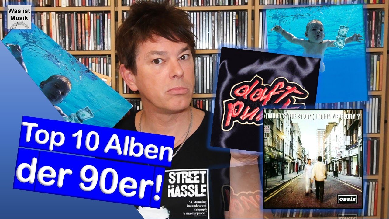 Von Grunge bis Hip Hop: Die 10 besten und wichtigsten Alben der 90er!