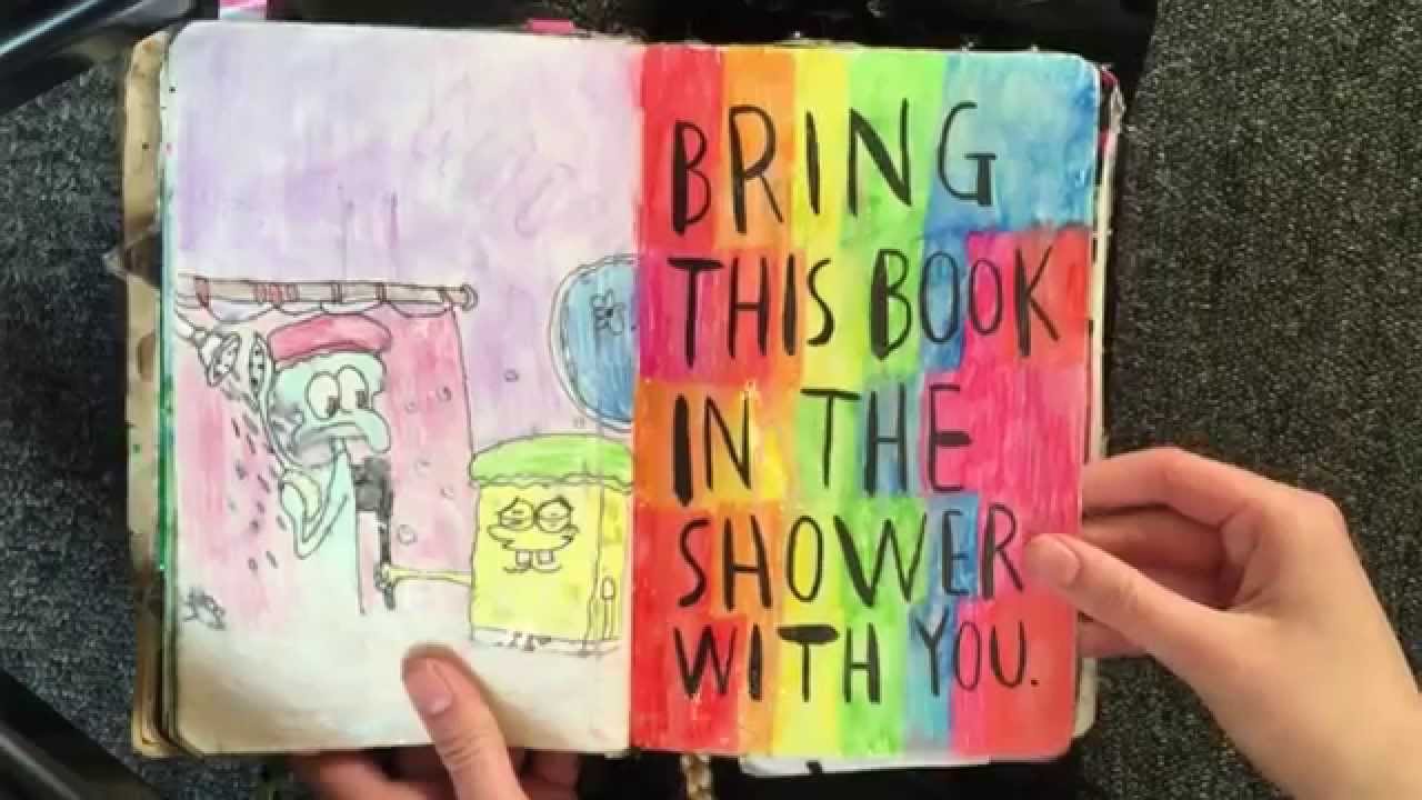 Flip Through - Wreck This Journal - Completed