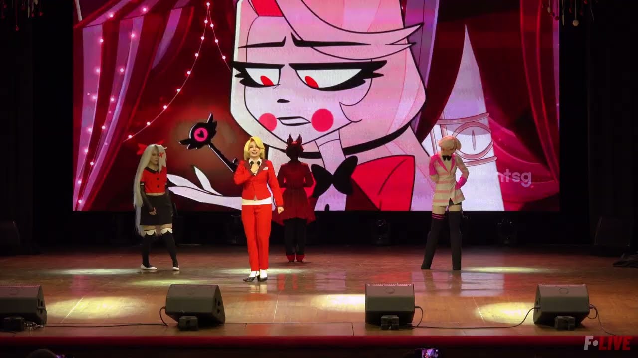 Yokai Kabuki 2025. Фандом - "Отель Хазбин" (Hotel Hazbin). Косбенд "О как!"