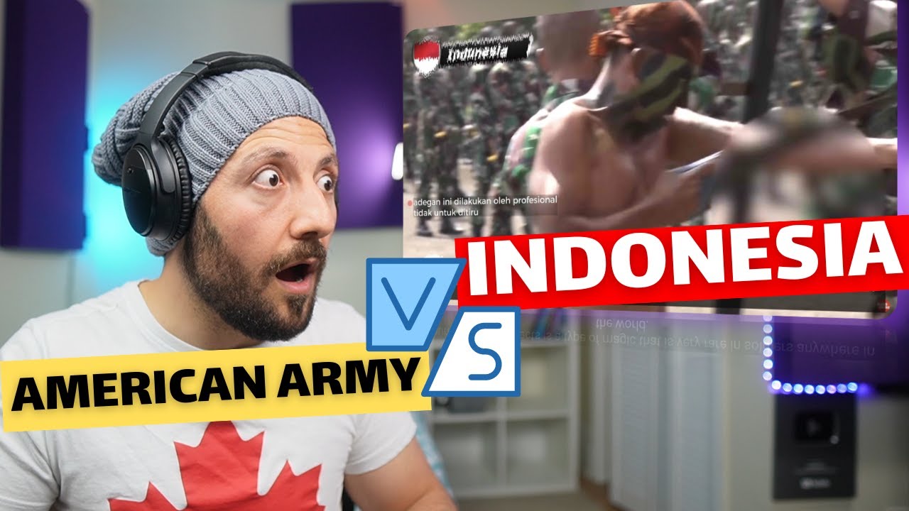 🇨🇦 CANADA REACTS TO AMERICAN ARMY vs INDONESIA, Fight‼️ Who Wins? reaction