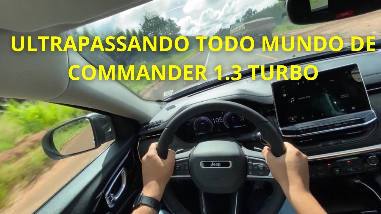 ULTRAPASSANDO TODO MUNDO DE JEEP COMMANDER 1.3 TURBO 2023 NA ESTRADA 🔥🔥🔥🚀🚀