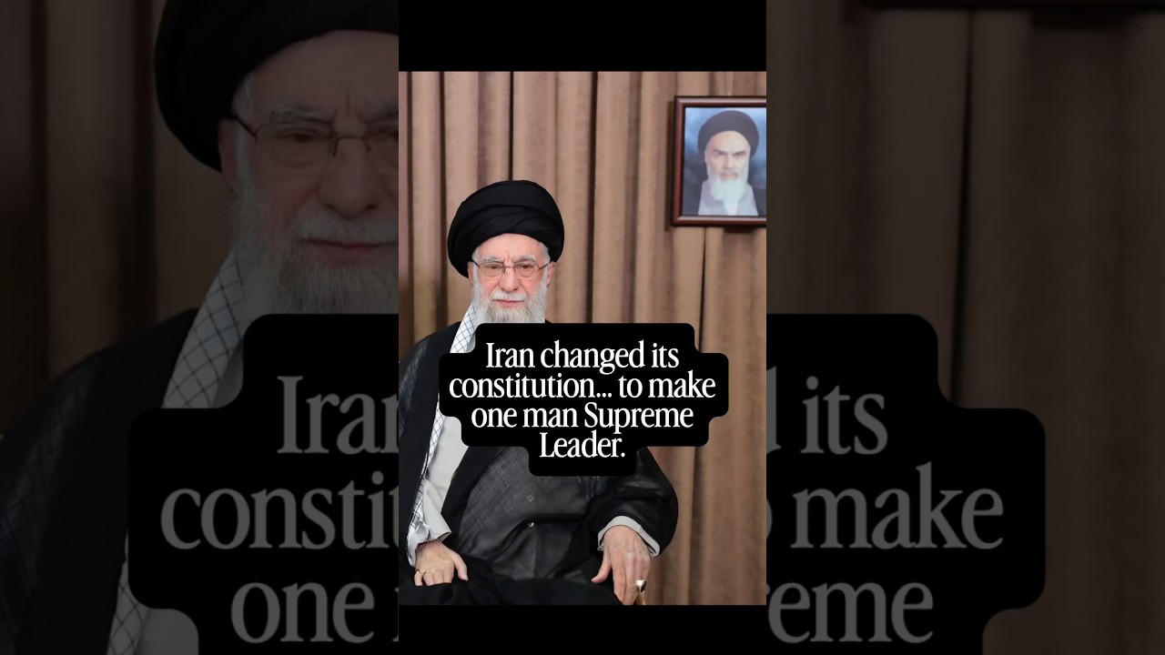 Did Iran changed its constitution to make one man Supreme leader ?#iran #history