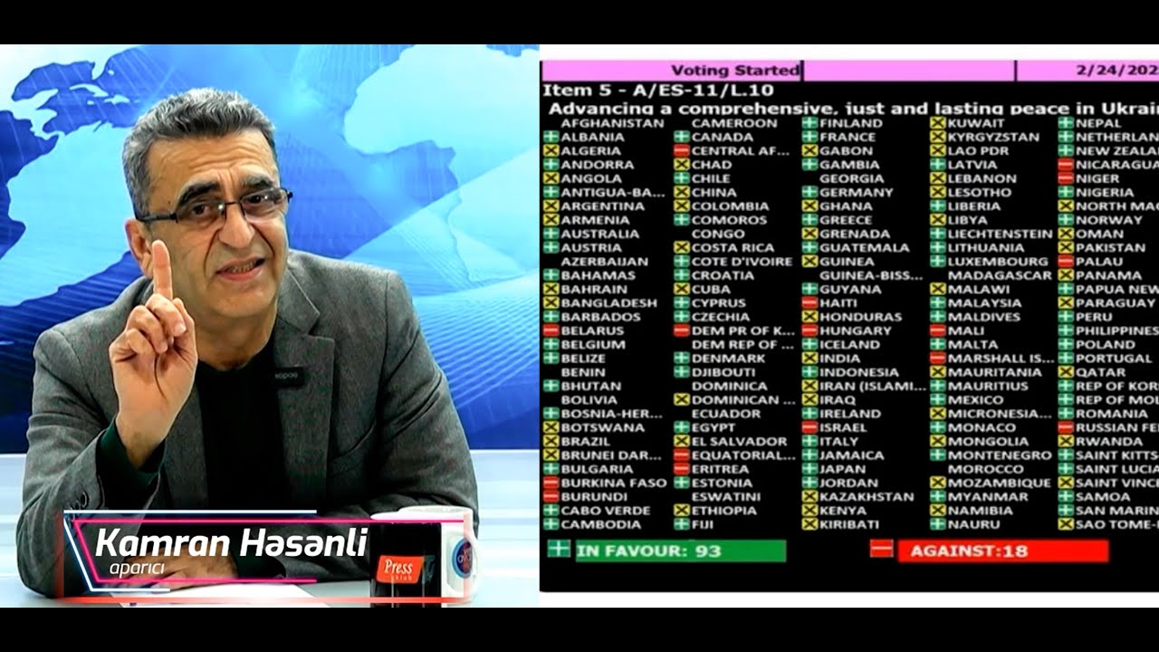 Kamran Həsənli: ABŞ Rusiya ilə birgə işağalın lehinə səs verir...