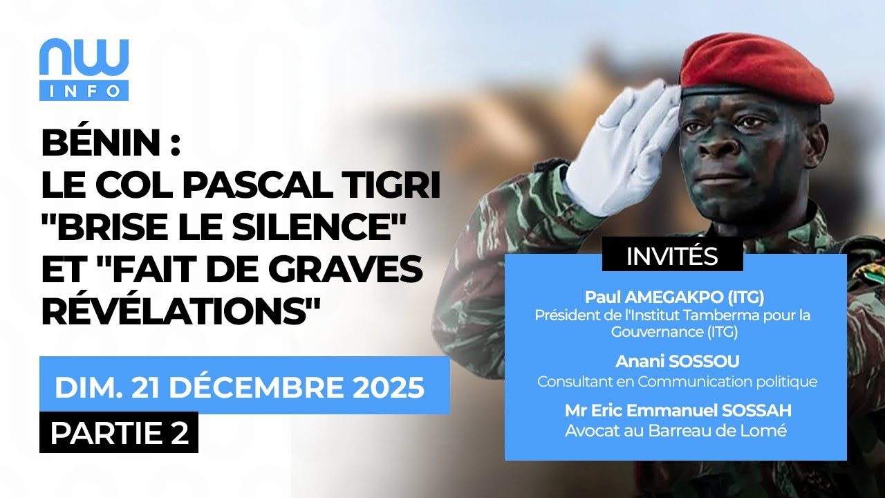 Bénin : le Col Pascal Tigri "brise le silence" et "fait de graves révélations" _ Partie 2