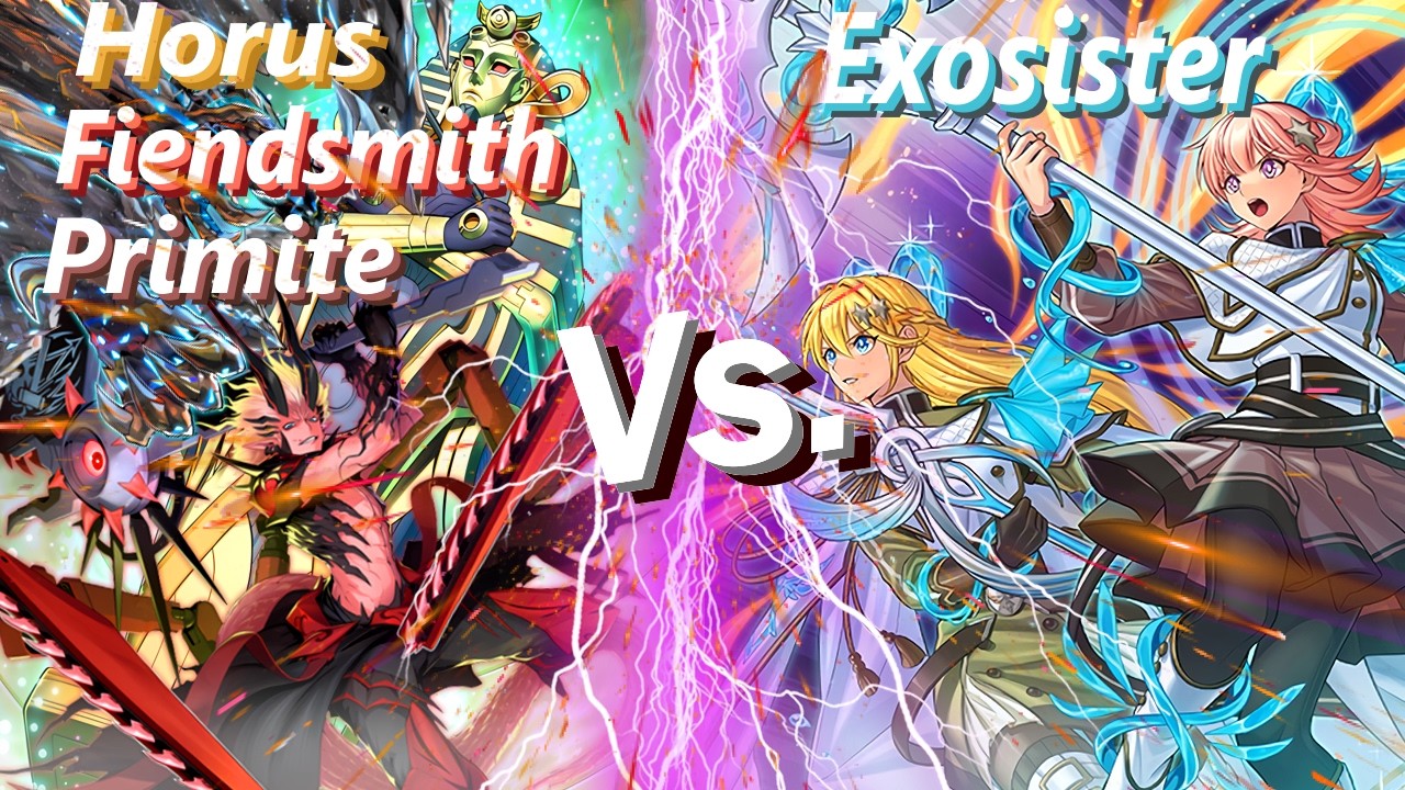 Horus Fiendsmith Primite vs Exosister. Feb 2026 TCG Banlist