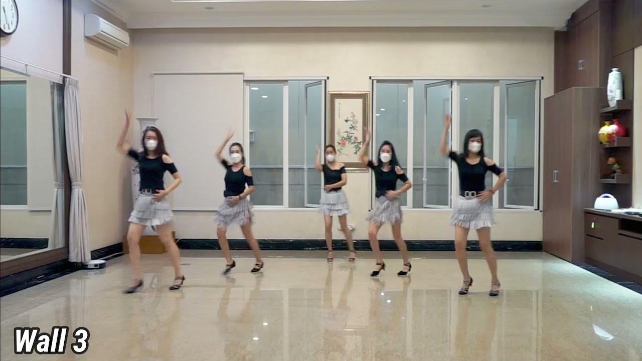 CONTIGO WITH ME - LINE DANCE (Demo by Squadiva & Friends)
