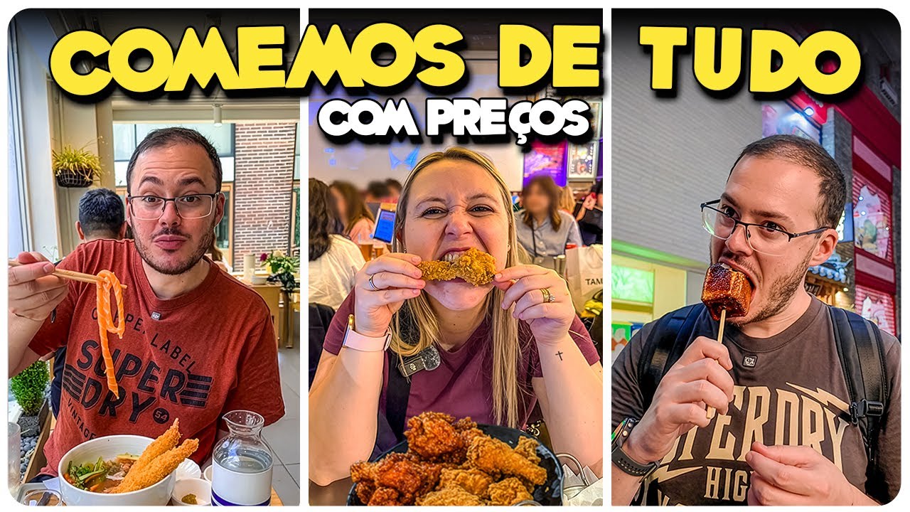 TUDO o que COMEMOS em SEOUL: Comida Coreana e Preços Reais