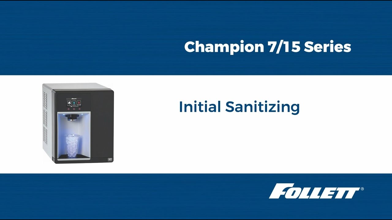 Champion Initial Sanitizing