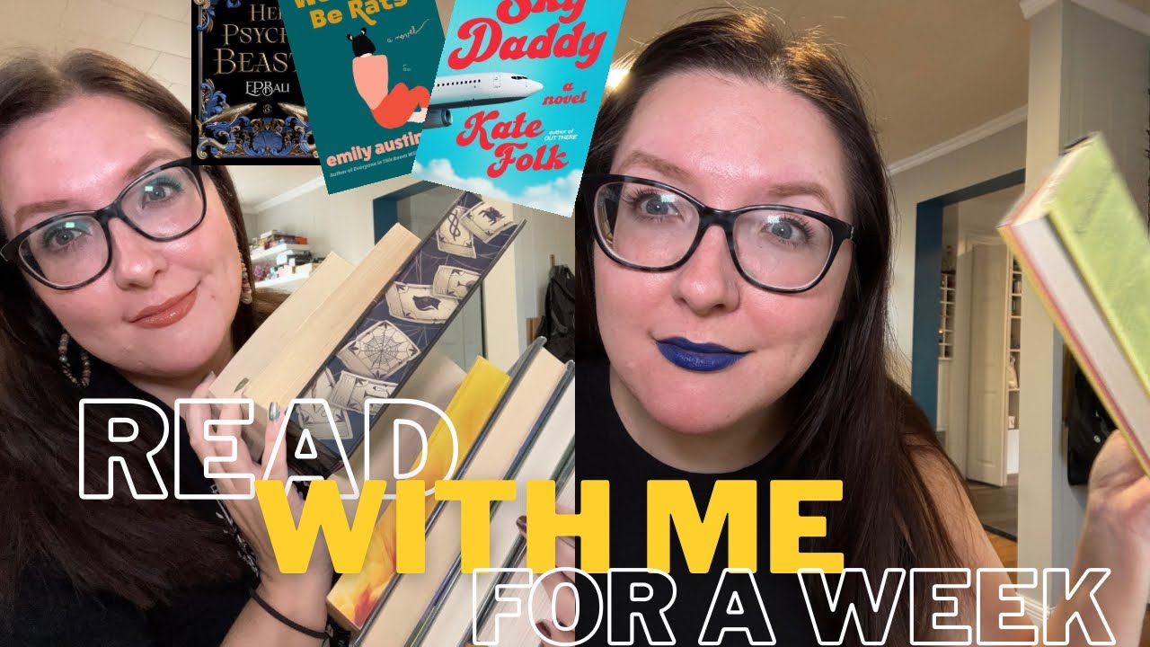 reading weird girl fiction + romantasy favs | weekly reading vlog