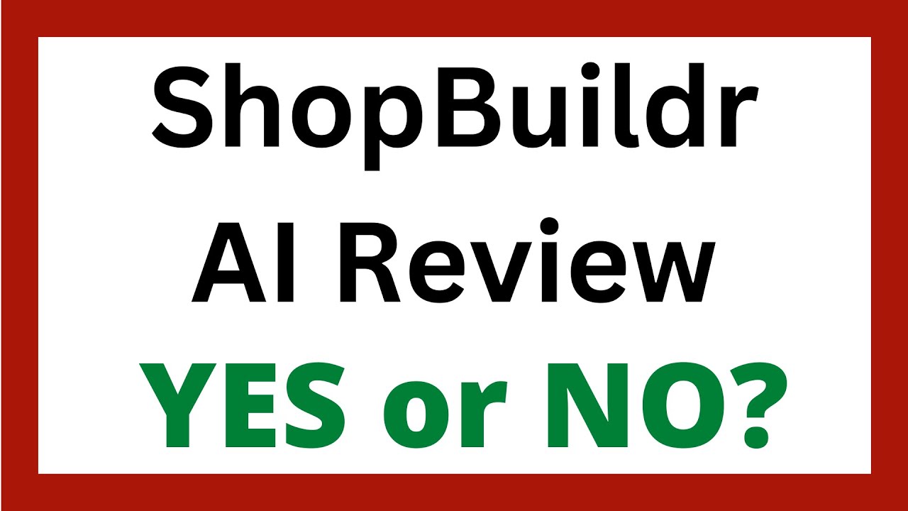 ShopBuildr AI Review - Legit Shop Builder AI App?