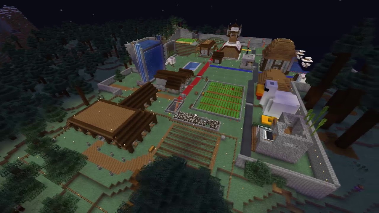 Minecraft Vanilla Survival Village Transformation 1.14-1.14.4