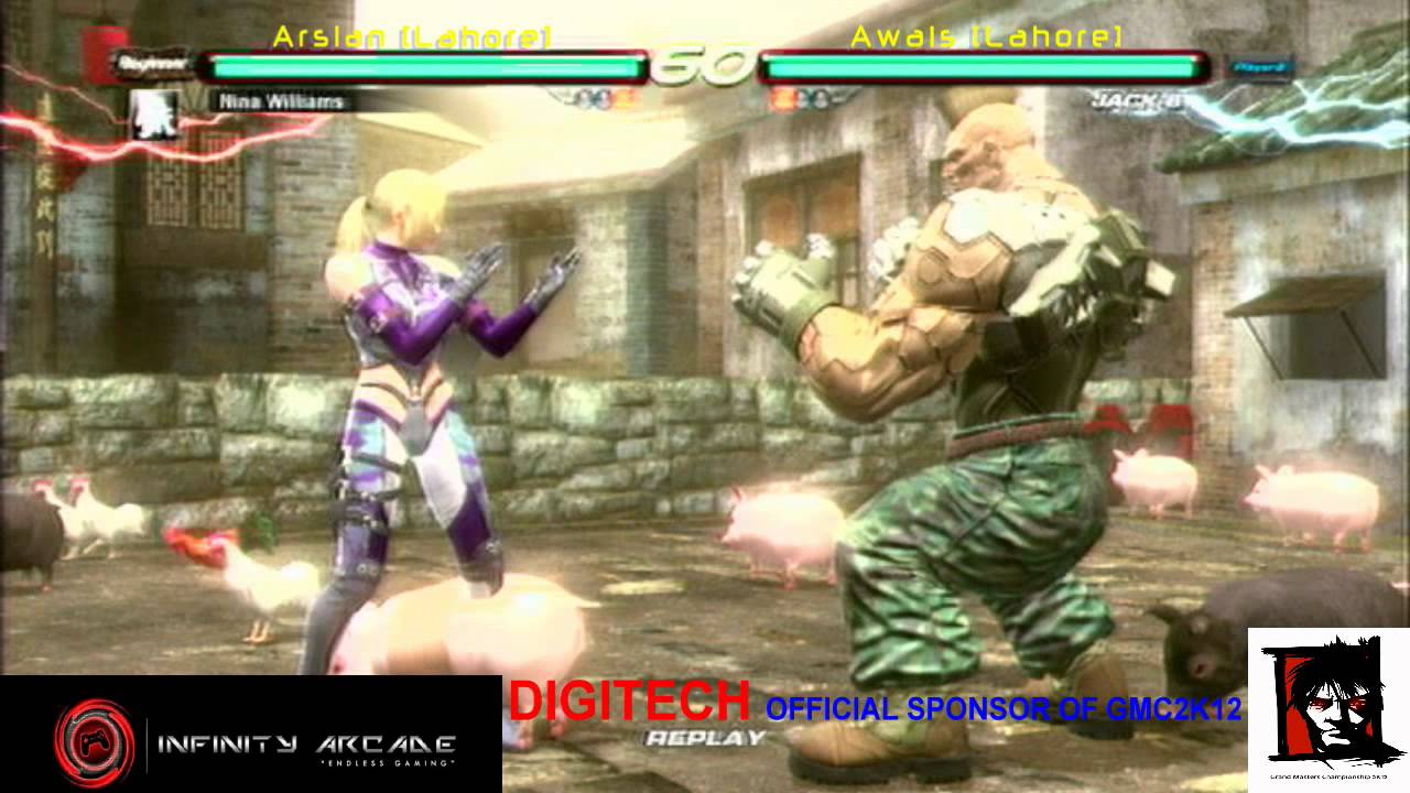 GMC 2K12 Tekken 6 Pakistan Arslan (Nina) 10 VS Awais (Jack 6) 4  [Second Grand Final] Part 1
