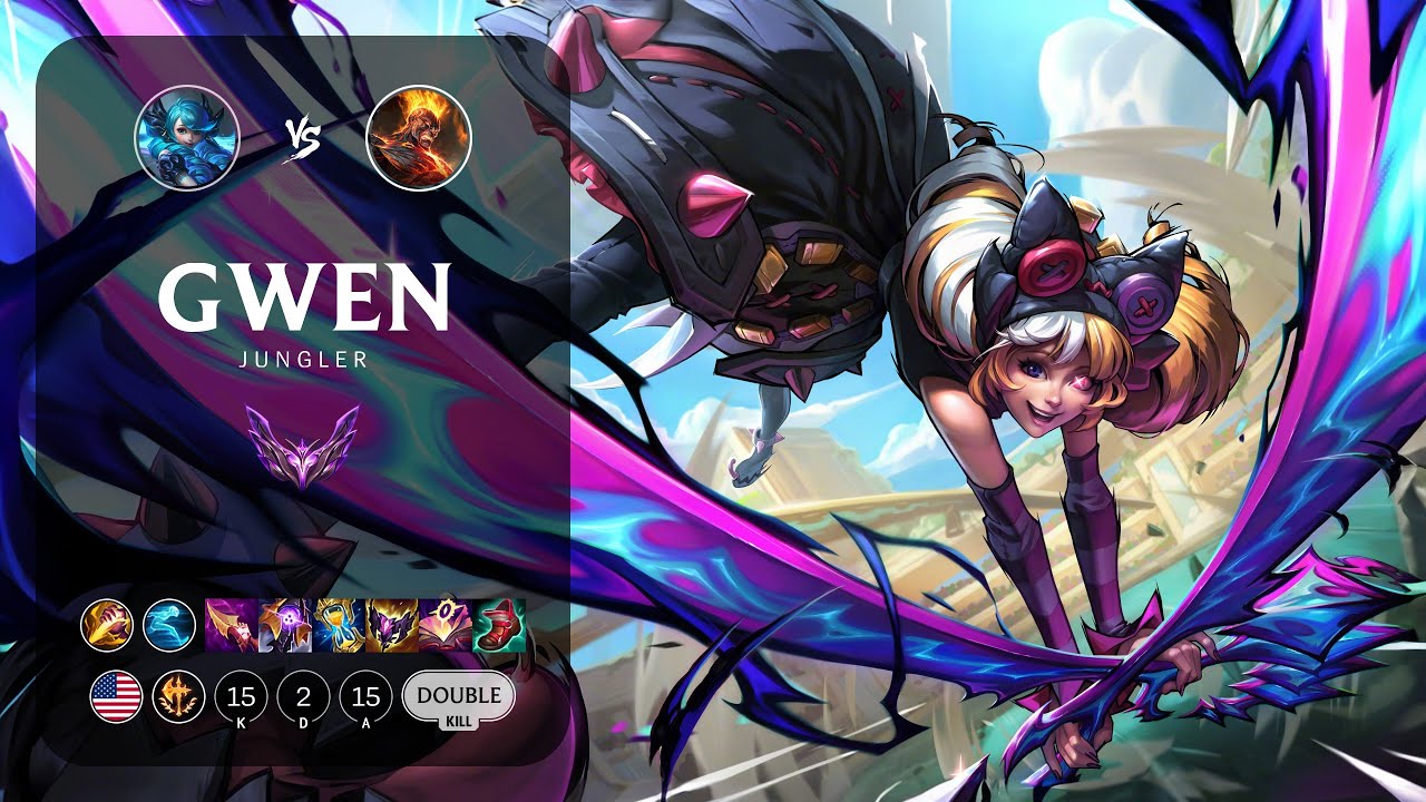 Gwen Jungle vs Brand - NA Master Patch 14.1