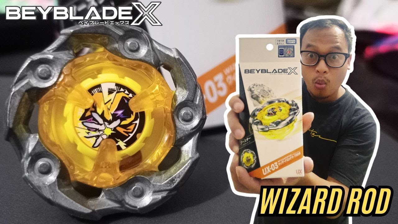 AUTO MENANG PAKAI BEYBLADE X INI !! Unboxing Beyblade x Wizard Rod 5-70 DB | Beyblade x indonesia