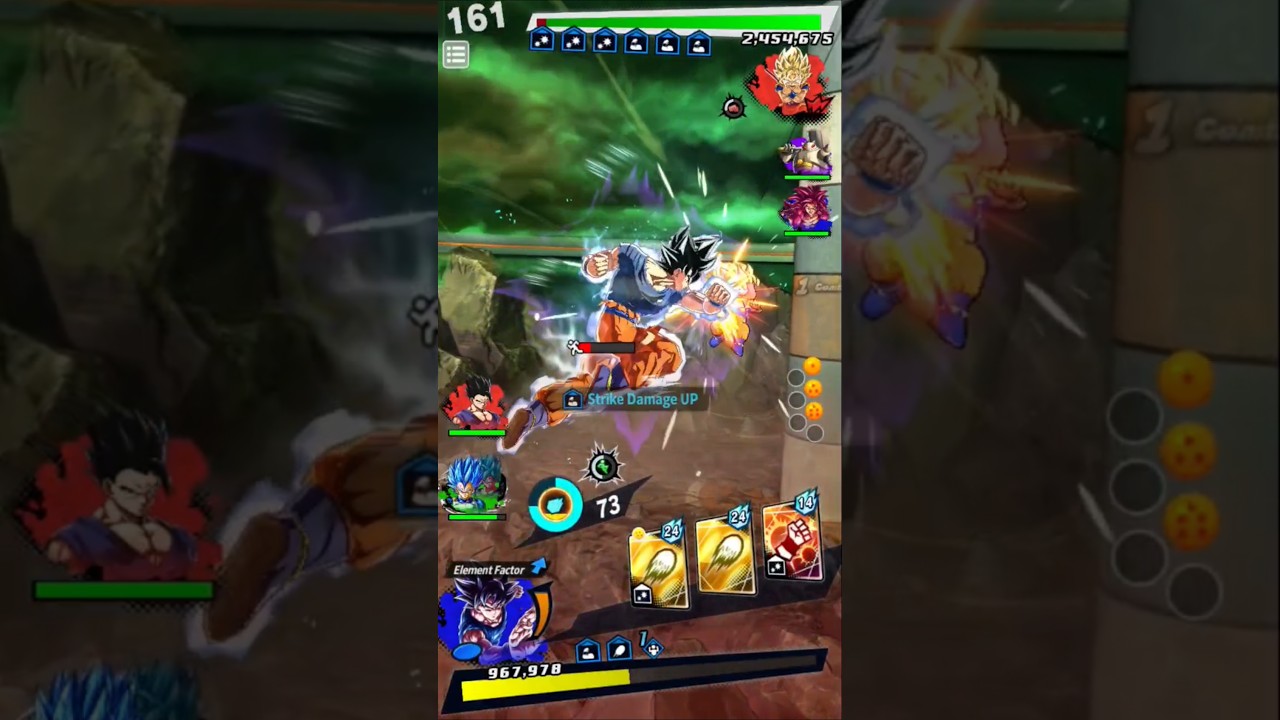 UI Goku vs Little Goku fight! 