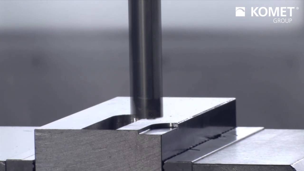 Anbohren auf einer Kante mit KUB Pentron Wendeplattenbohrer