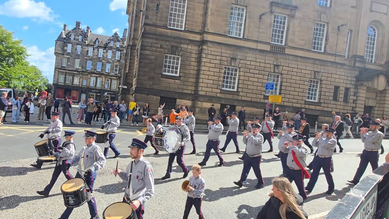 Ayr Protestant Boys Flute Band @ Black walk Edinburgh 9thAugust 2025