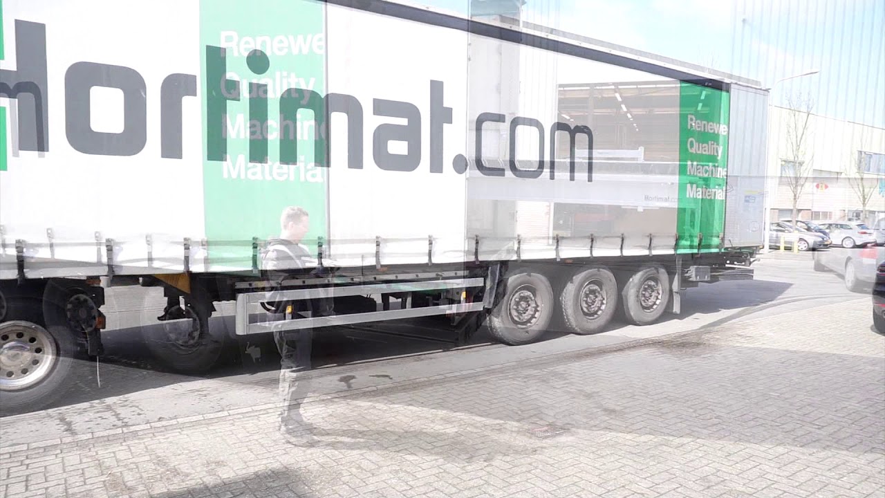 Transporting and placing Bercomex flower processing line