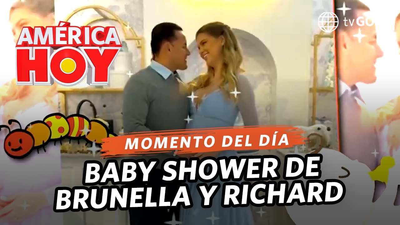 América Hoy: Baby shower de Brunella Horna y Richard Acuña (HOY)