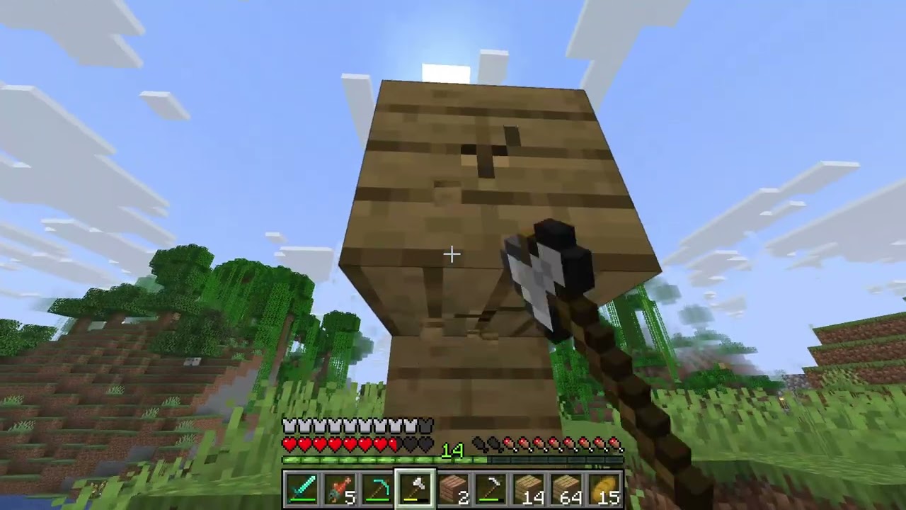 Zbudowalismy farme trzciny cukrowej i przenicy w minecraft. Co nowego powstalo na serwerze??