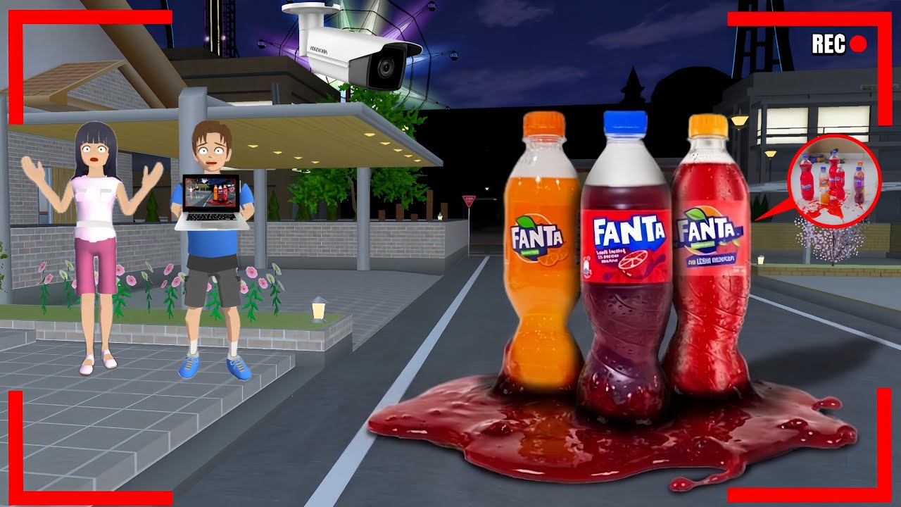 Yuta Mio panik CCTV merekam FANTA BERLUMURAN D4R4H menculik baby celine😱|sakura school simulator 