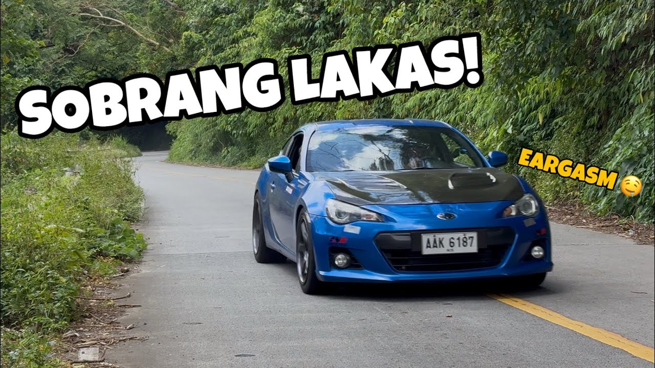BOOSTED BRZ on a SECRET TOUGE ROAD in the Philippines | JDM Vibes