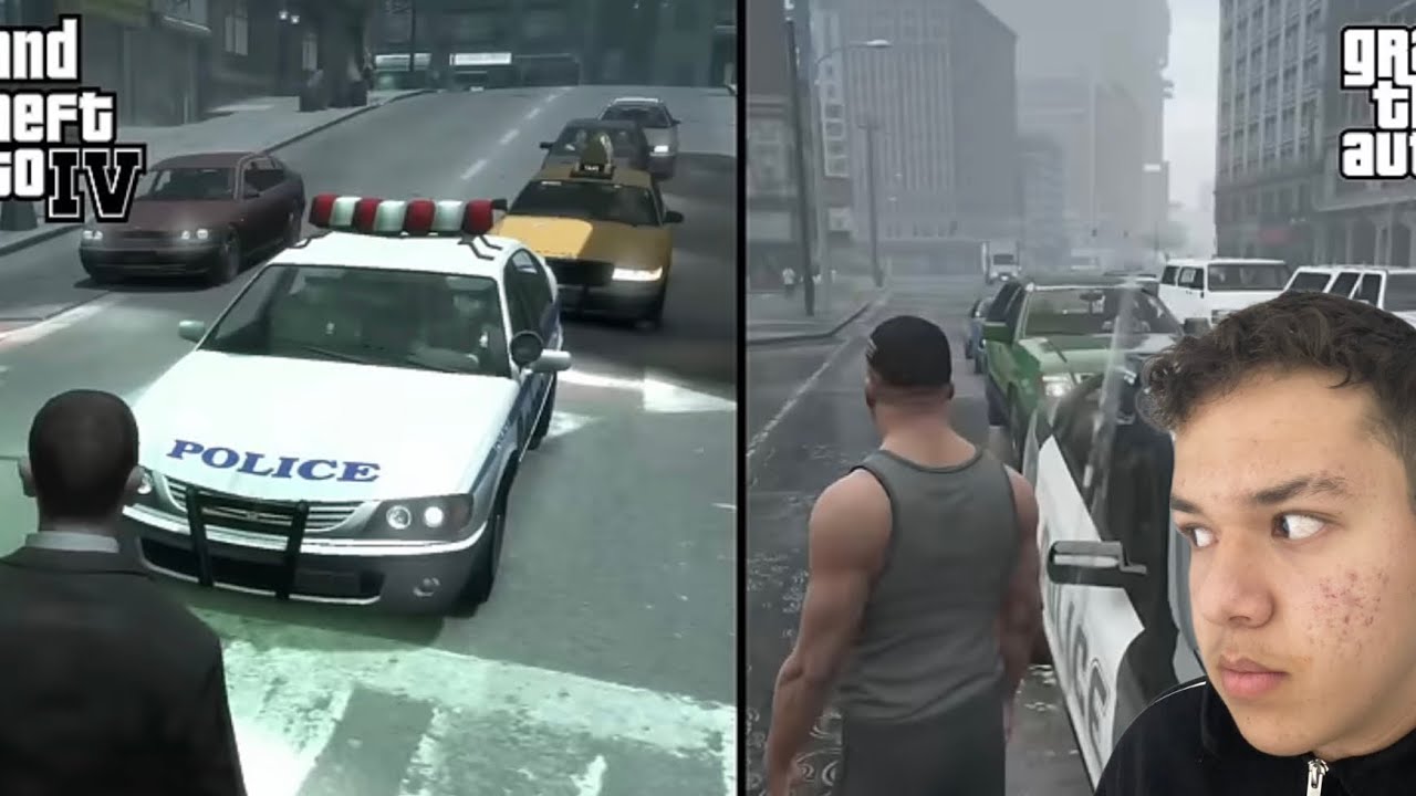 Gta 4 ve Gta 5 Fizik ve Detay Karşılaştırması Hangisi Daha İyi!!