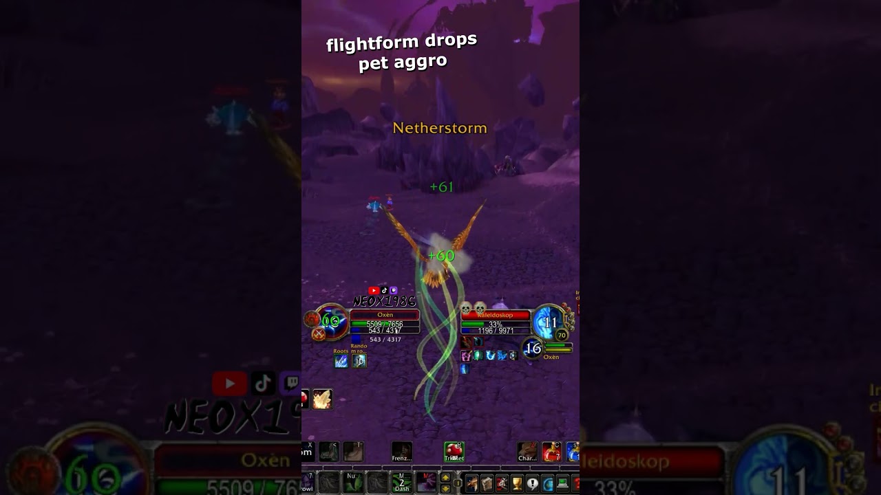Counter Gank 1.6 #worldofwarcraft #wow #tbc #burningcrusade #classic #pvp #mmo #druid #gaming #cs
