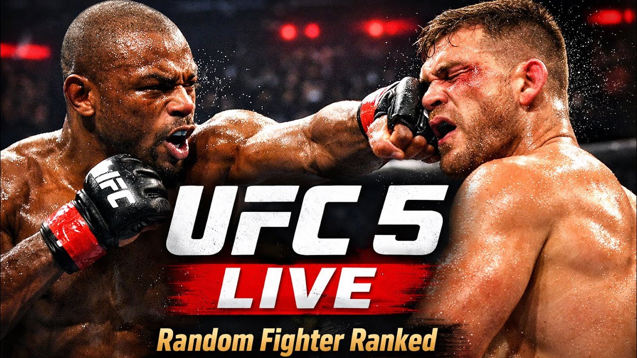 UFC 5 Live Ranked | Random Fighter Challenge 🥊🔥