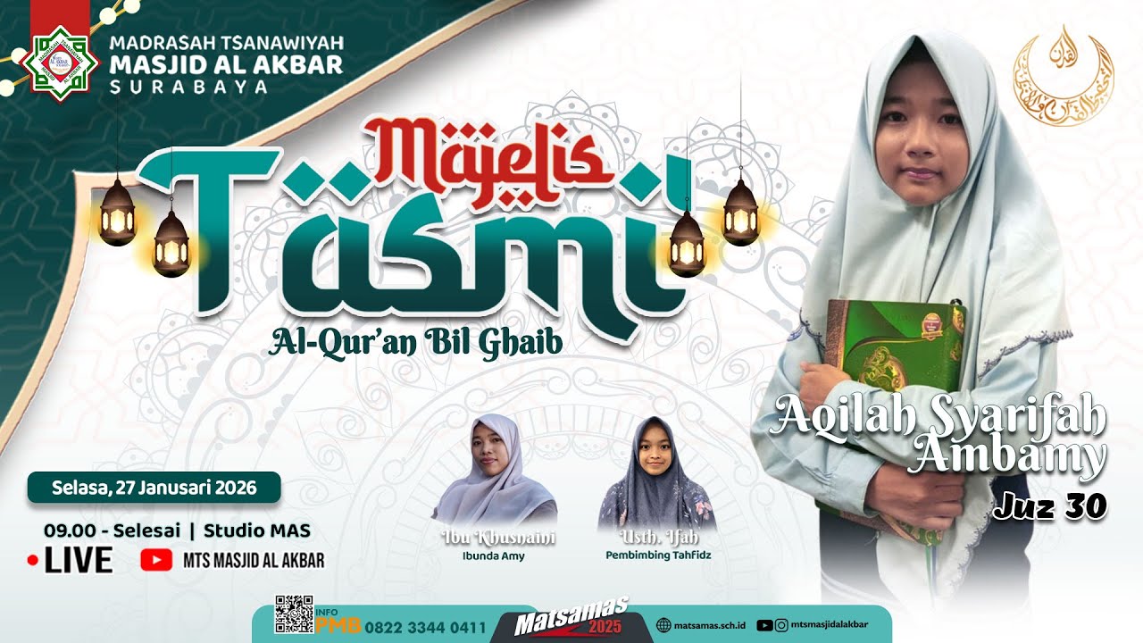 Majlis Tasmi' Juz 30 | Aqilah Syarifah Ambamy | MTs Masjid Al Akbar Surabaya