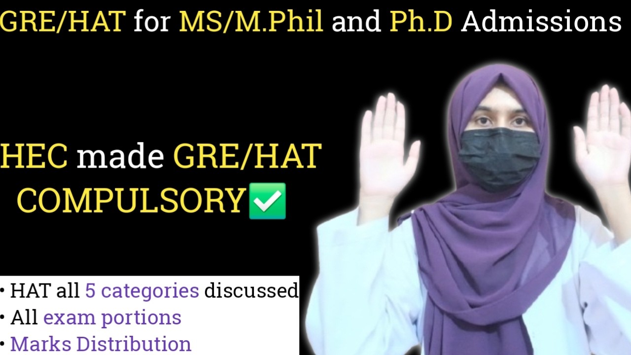 GRE/HAT compulsory for Fall 2026 Admissions in M.Phil & Ph.D