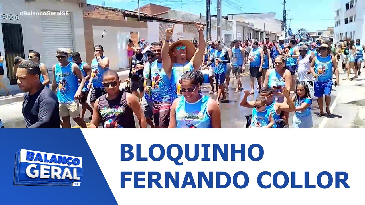 Bloquinho anima moradores do Bairro Fernando Collor - BGT
