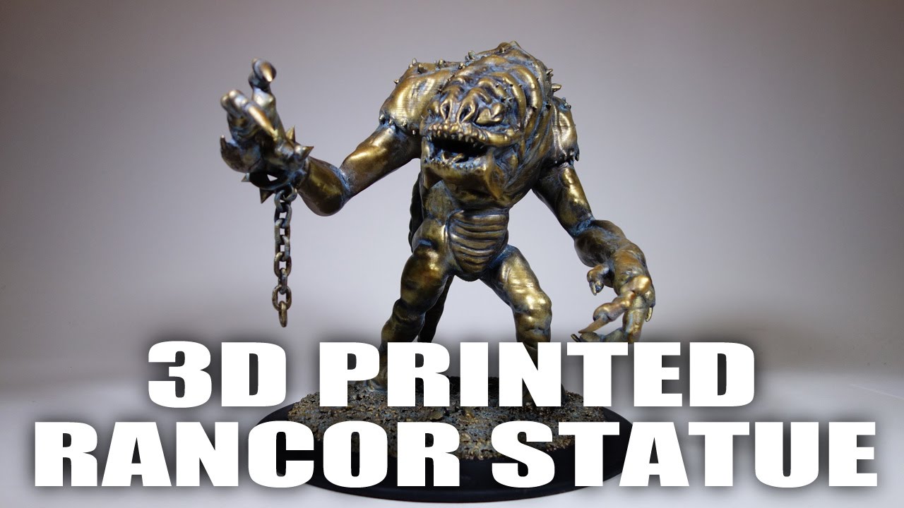 3D Printed Star Wars: Rancor Statue