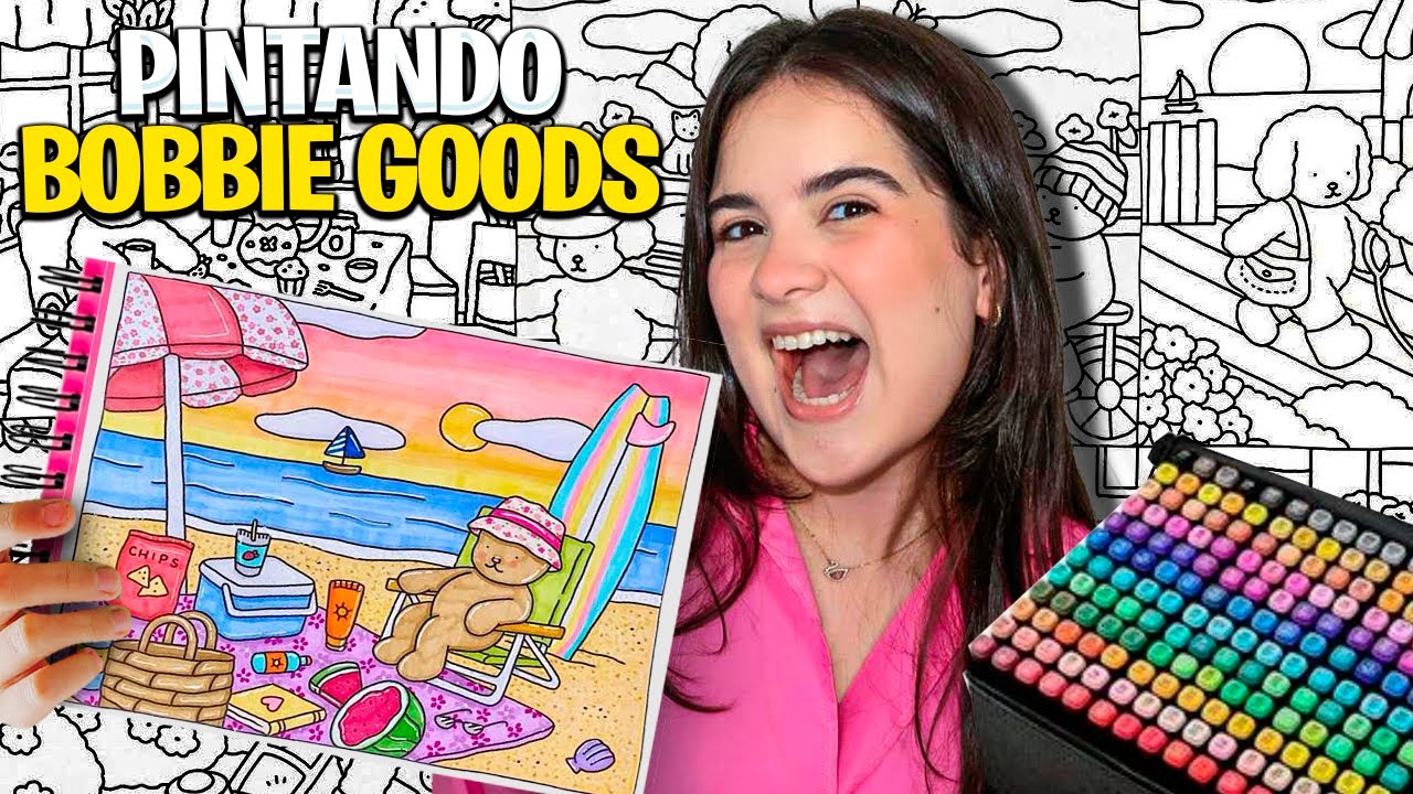 PINTANDO BOBBIE GOODS com EFEITO DE MAR E AREIA!
