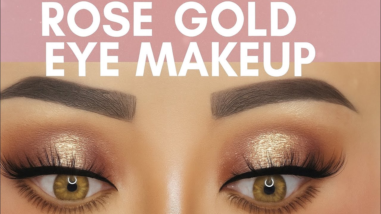 🎀 Rose Gold Halo Eye Makeup Tutorial 🎀