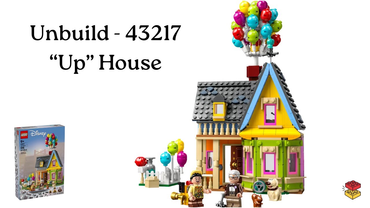Unbuilding LEGO 43217 – Disney's 