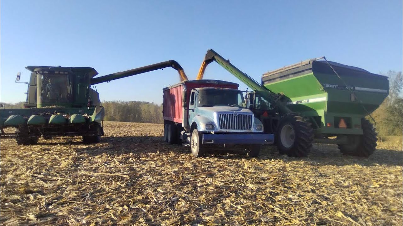 Finishing corn harvest and planting cover crops!