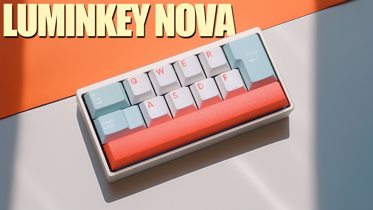 썸네일 보고 이게 키보드냐고요? 놀랍게도 이건 커스텀 키보드 입니다 LUMINKEY NOVA MINI