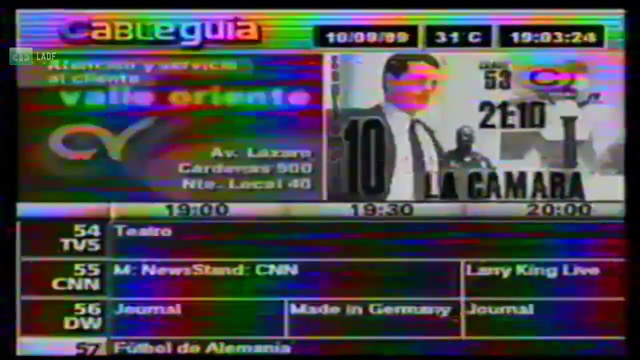 Cableguía de Cablevisión México Monterrey (1998 y 1999)