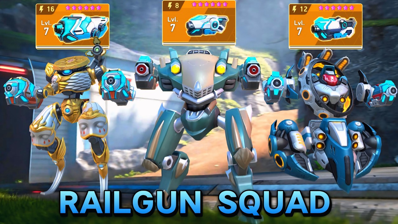 RAILGUN SQUAD - Salvor Seeker Shadow - Mech Arena