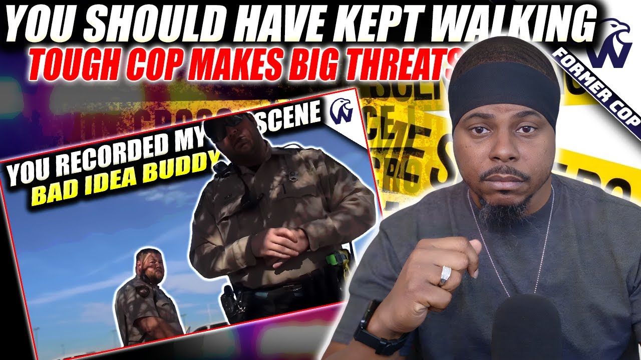 Tough Cop Made Big Threats Over ID