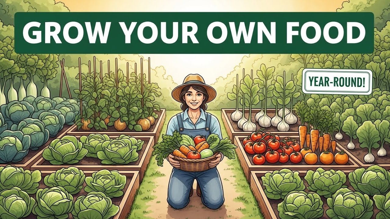 Stop Buying Produce: Year-Round Garden Guide
