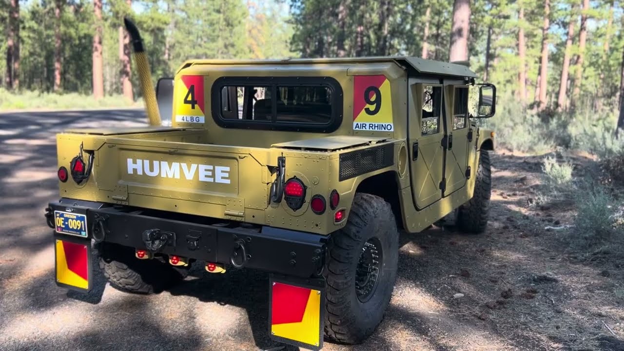 AM General M1165A1B3FK5 HMMWV 4 Door Hard Top w/Truck Body FOR SALE