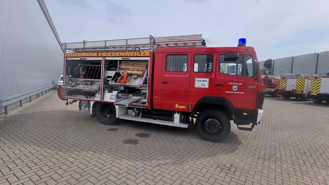 Top Trucks 4718 Mercedes-Benz 1120 A F4x4 -Feuerwehr, Fire brigade - 1.200 ltr